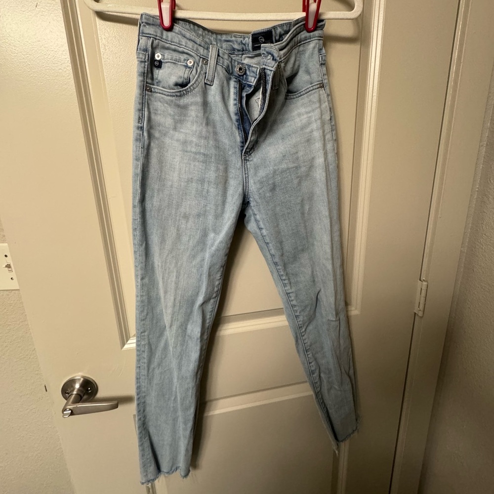 AG Jeans Phoebe High Waisted Light Wash